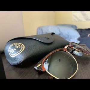 Authentic 3016 Clubmaster ray bans